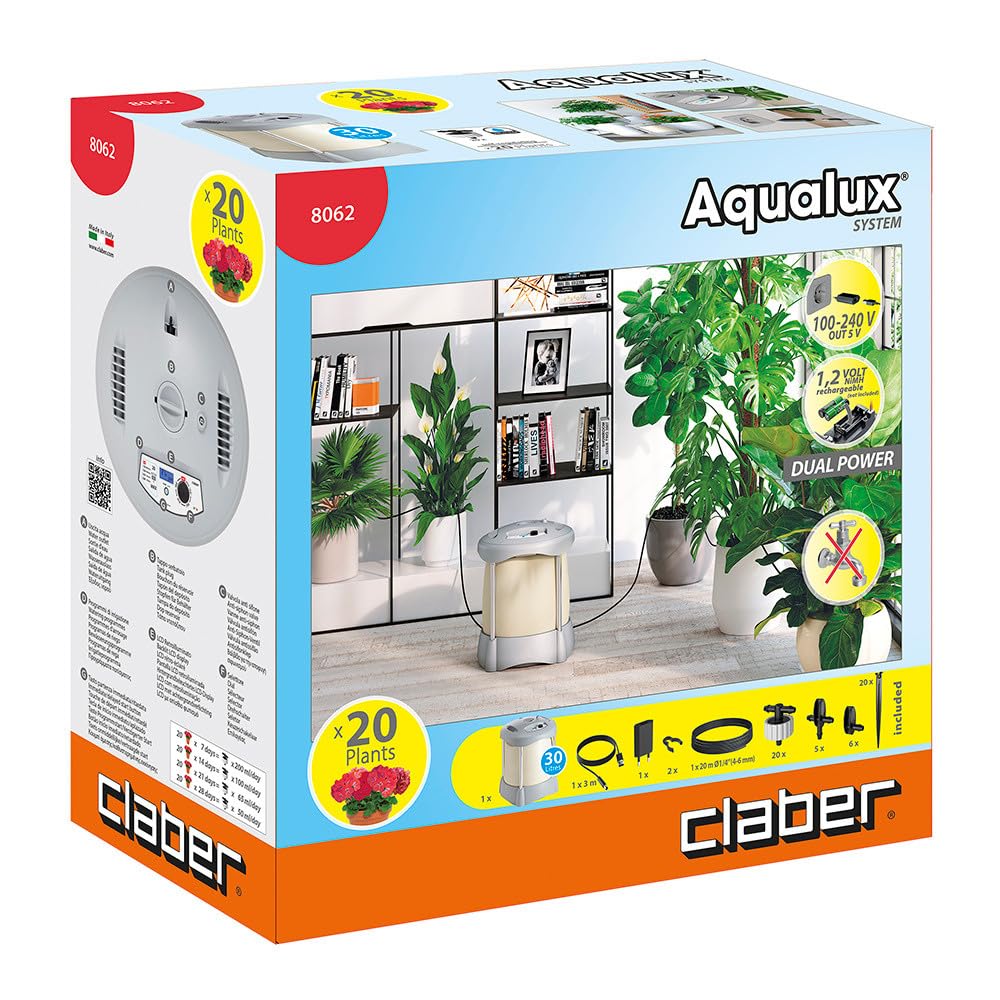 claber-aqualux-system-automatischer-wasserverteiler-f-r-zimmerpflanzen-30l image 3