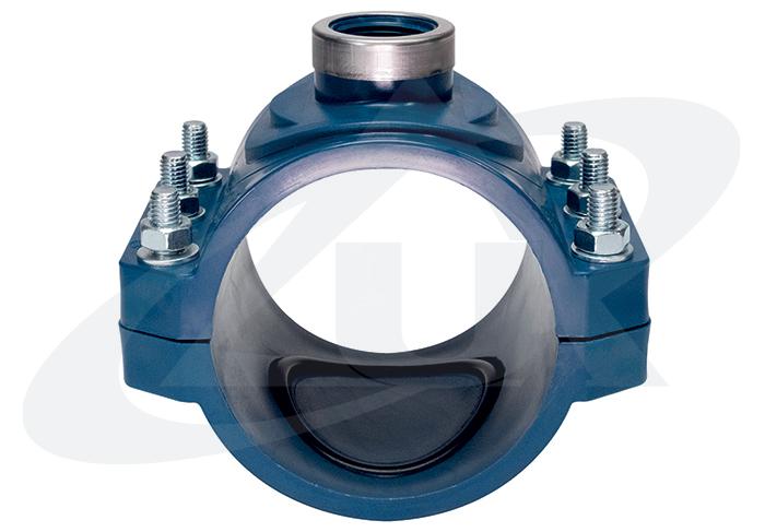 unidelta-1031-lablu-anbohrschelle-mit-verst-rkungsring image 1