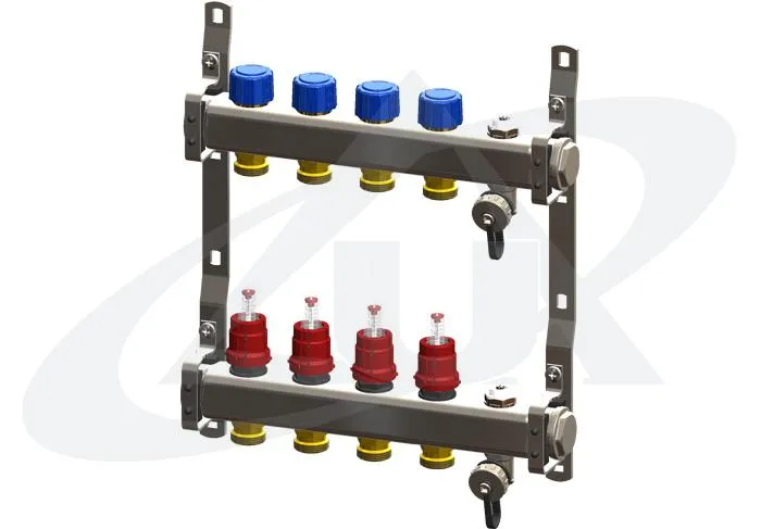 unidelta-60010221-combi-inox-verteiler-1-zoll-mit-handentl-fter image 1