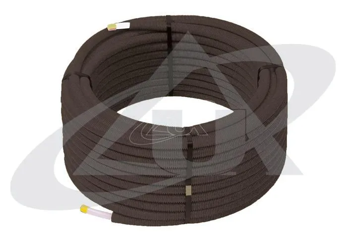 unidelta-2210-pe-x-rohr-einlagig-wei-mit-schwarzer-schutzh-lle image 1