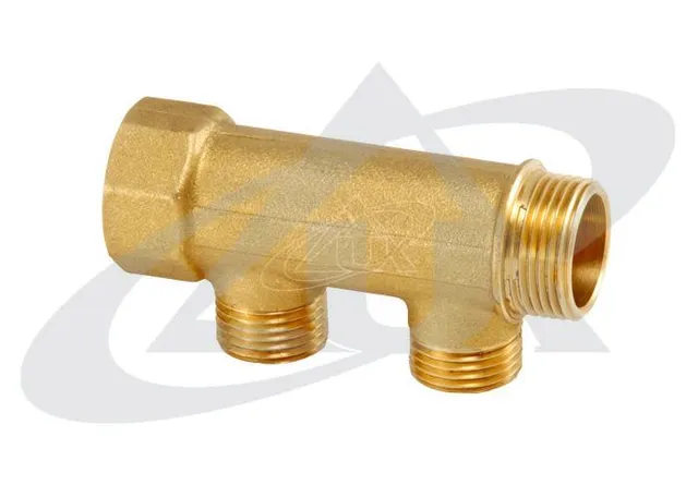 unidelta-4099-einfacher-verteilerblock-mit-2-abg-ngen image 1