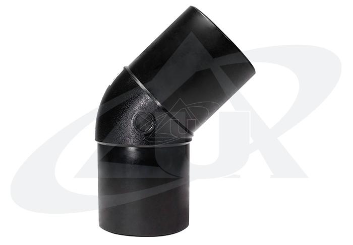 unidelta-3152-bogen-45-kopf-kopf-pn16-schwei-fitting-pe image 1
