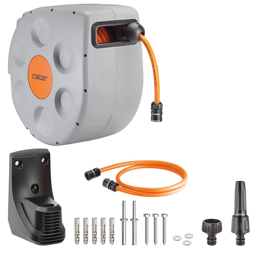 claber-rotoroll-evolution-automatische-schlauchtrommel-30-m-wandmontiert-mit-slo image 2