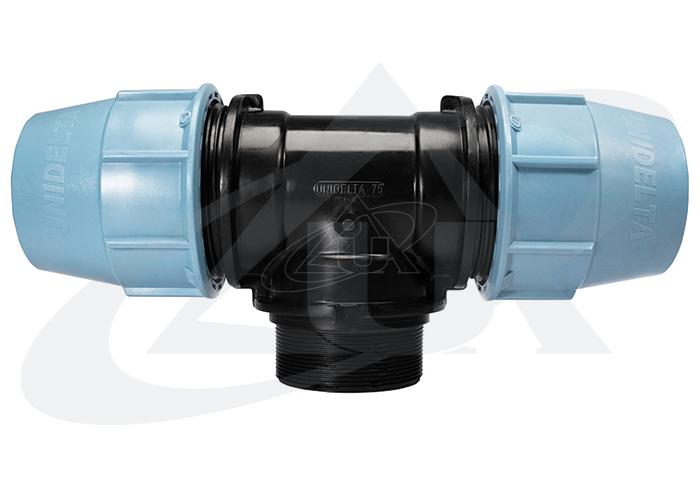 unidelta-1010-t-st-ck-90-mit-au-engewinde-abzweig-kompressionsfitting image 1