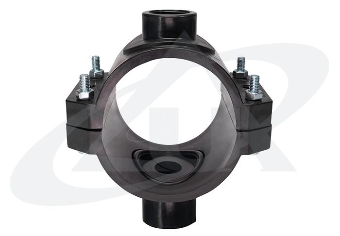 unidelta-1020-doppelte-b-gelschelle-anbohrschelle-klemmverbinder image 1