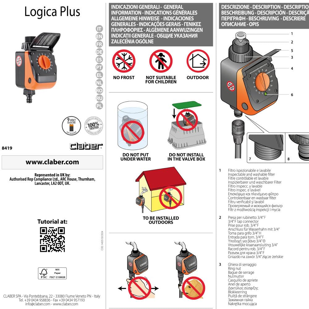 claber-aquauno-logica-plus-automatischer-ein-wege-bew-sserungscomputer image 5