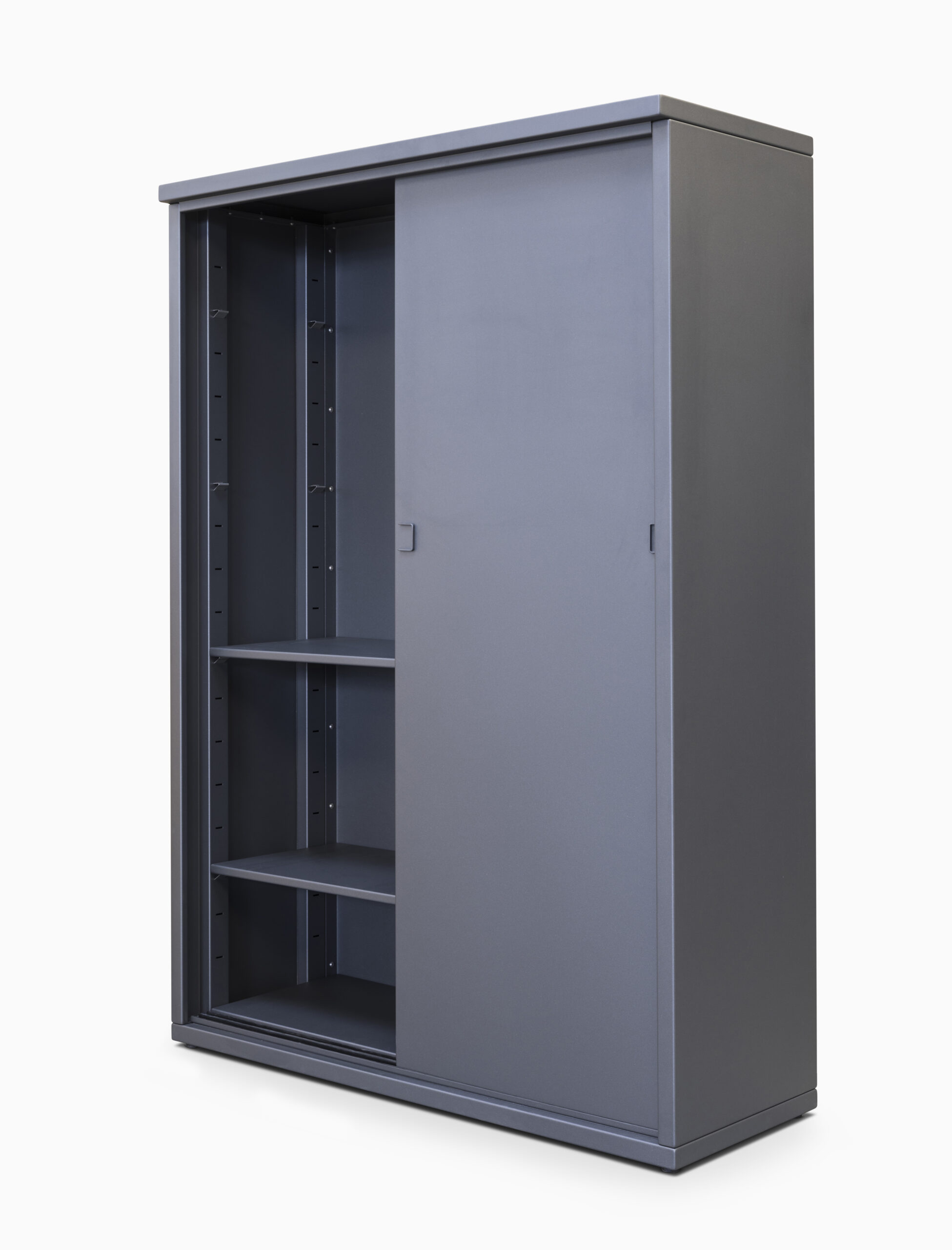 gartensilber-outdoorschrank-mit-schiebet-ren-aus-aluminium-wetterfest image 5