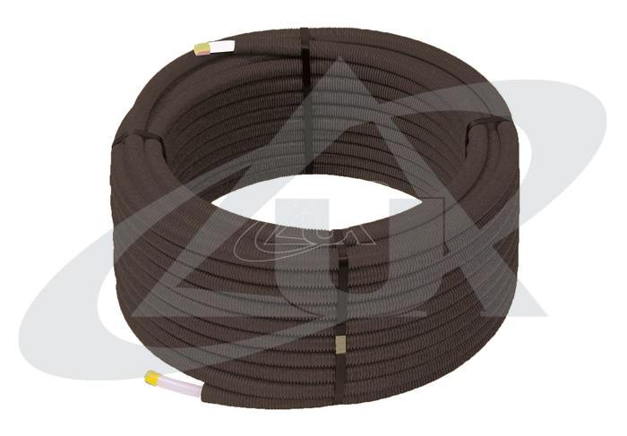unidelta-2210-pe-x-rohr-einlagig-wei-mit-schwarzer-schutzh-lle image 1
