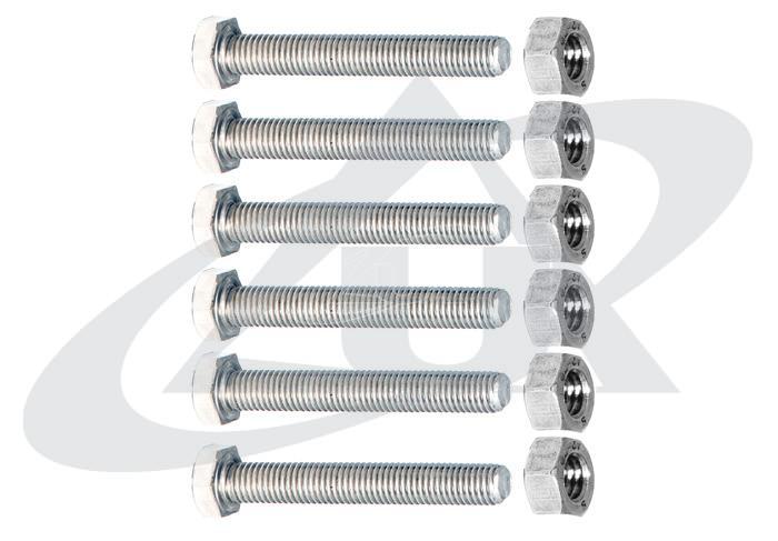 unidelta-1099-kit-6x-schrauben-6x-muttern-edelstahl-a4-f-r-anbohrschelle image 1