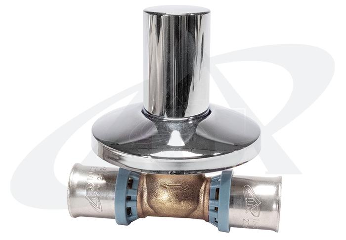 unidelta-4016-unterputz-auslaufventil-mit-rosette-deltapress-messing image 1
