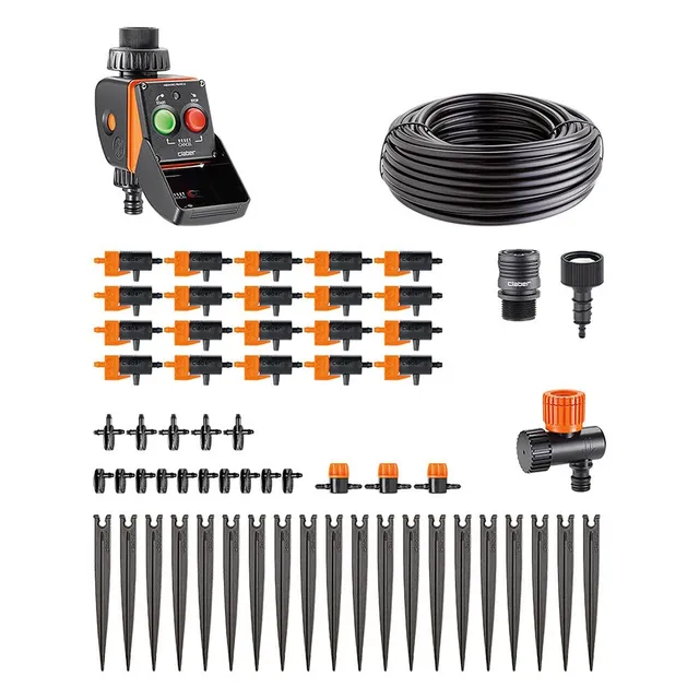 claber-timer-kit-20-pratico-tropfbew-sserungs-set-f-r-20-pflanzen image 1