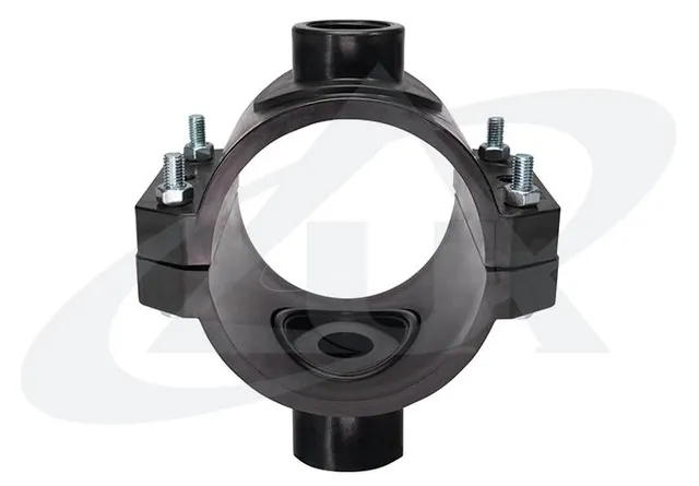 unidelta-1020-doppelte-b-gelschelle-anbohrschelle-klemmverbinder image 1