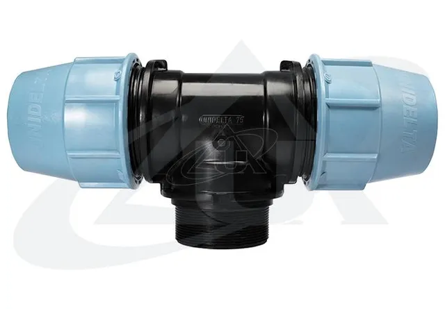 unidelta-1010-t-st-ck-90-mit-au-engewinde-abzweig-kompressionsfitting image 1